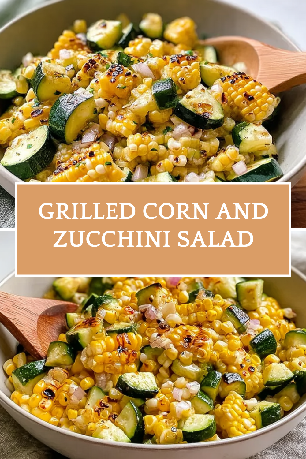 Grilled Corn And Zucchini Salad