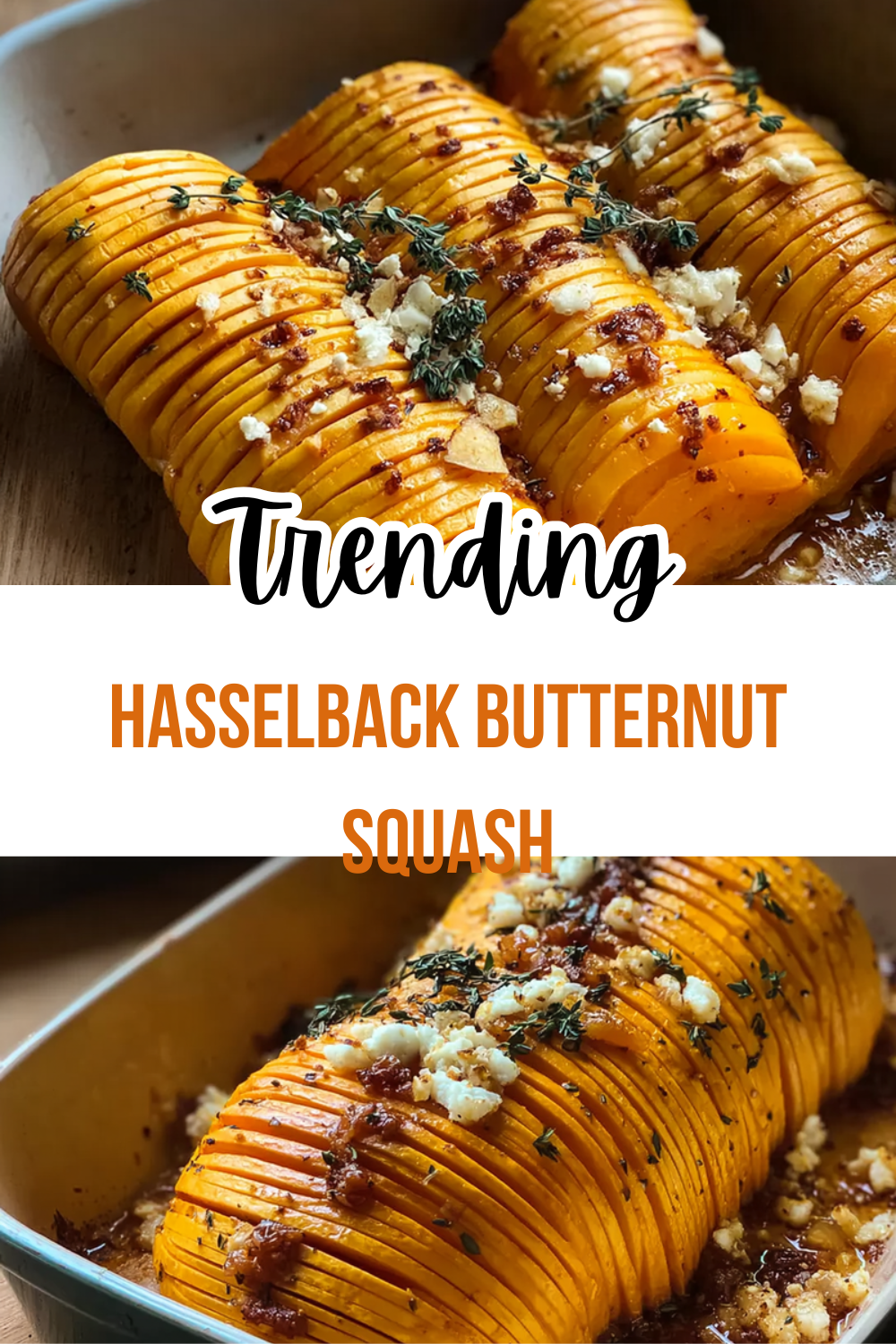 Hasselback Butternut Squash