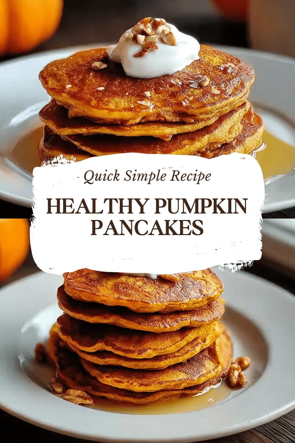 Healthy Pumpkin Pancakes