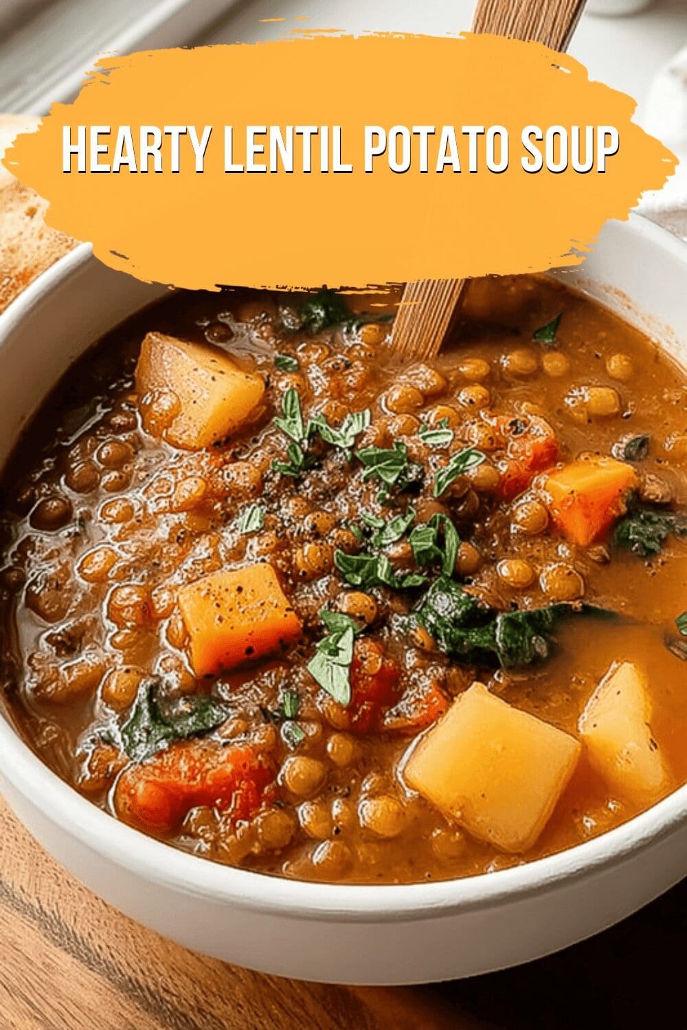 Hearty Lentil Potato Soup