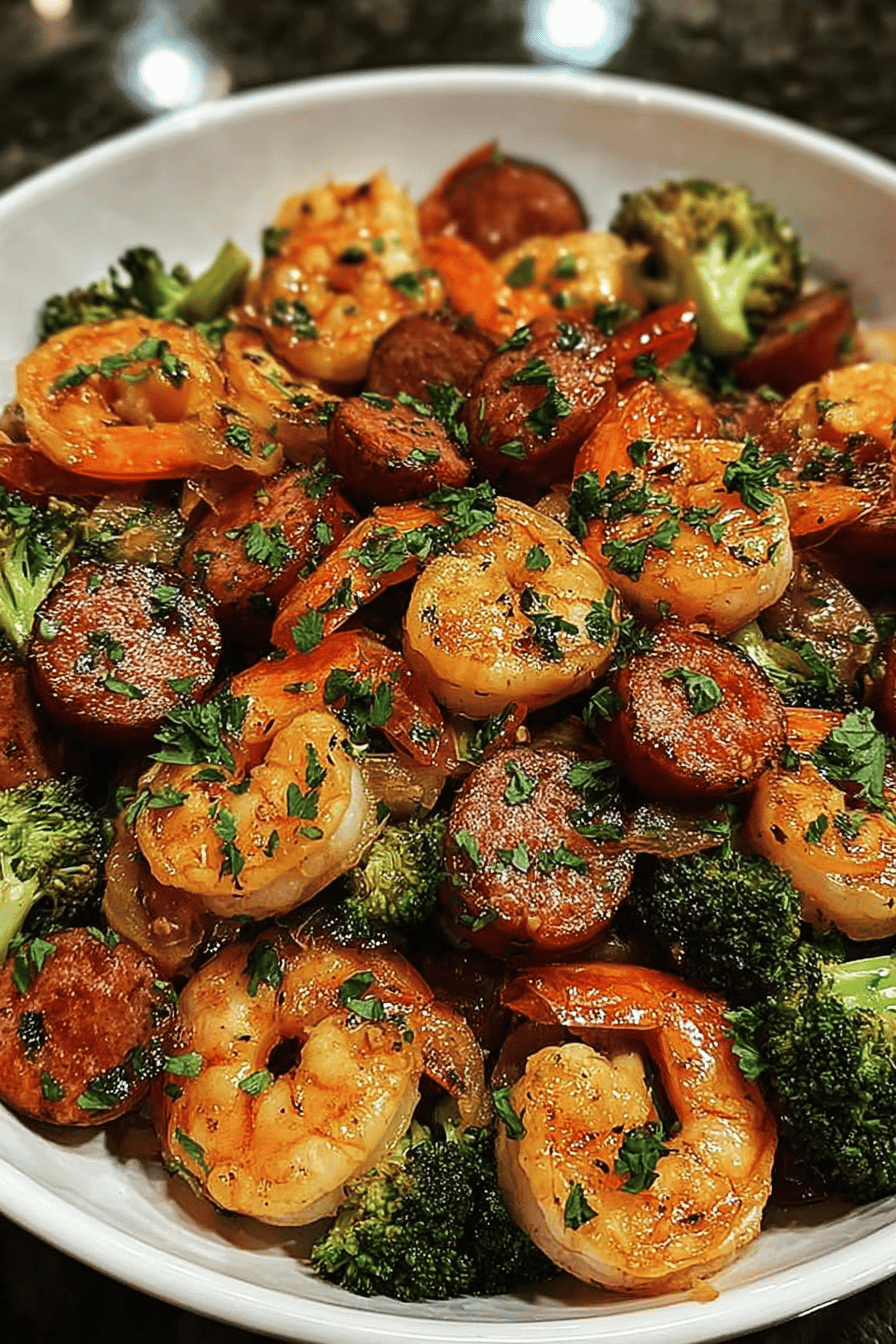 Honey Garlic Shrimp Sausage