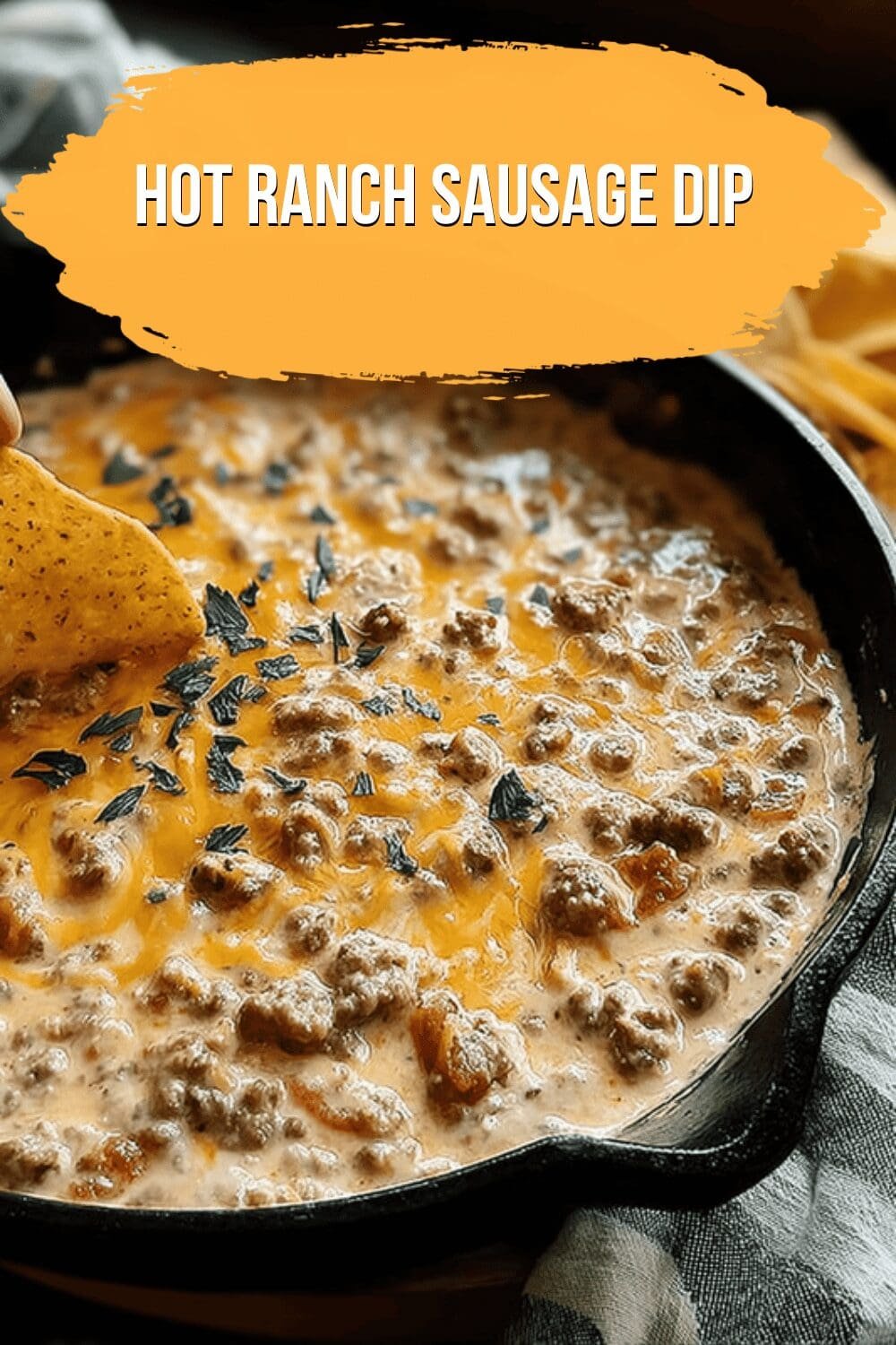 Hot Ranch Sausage Dip