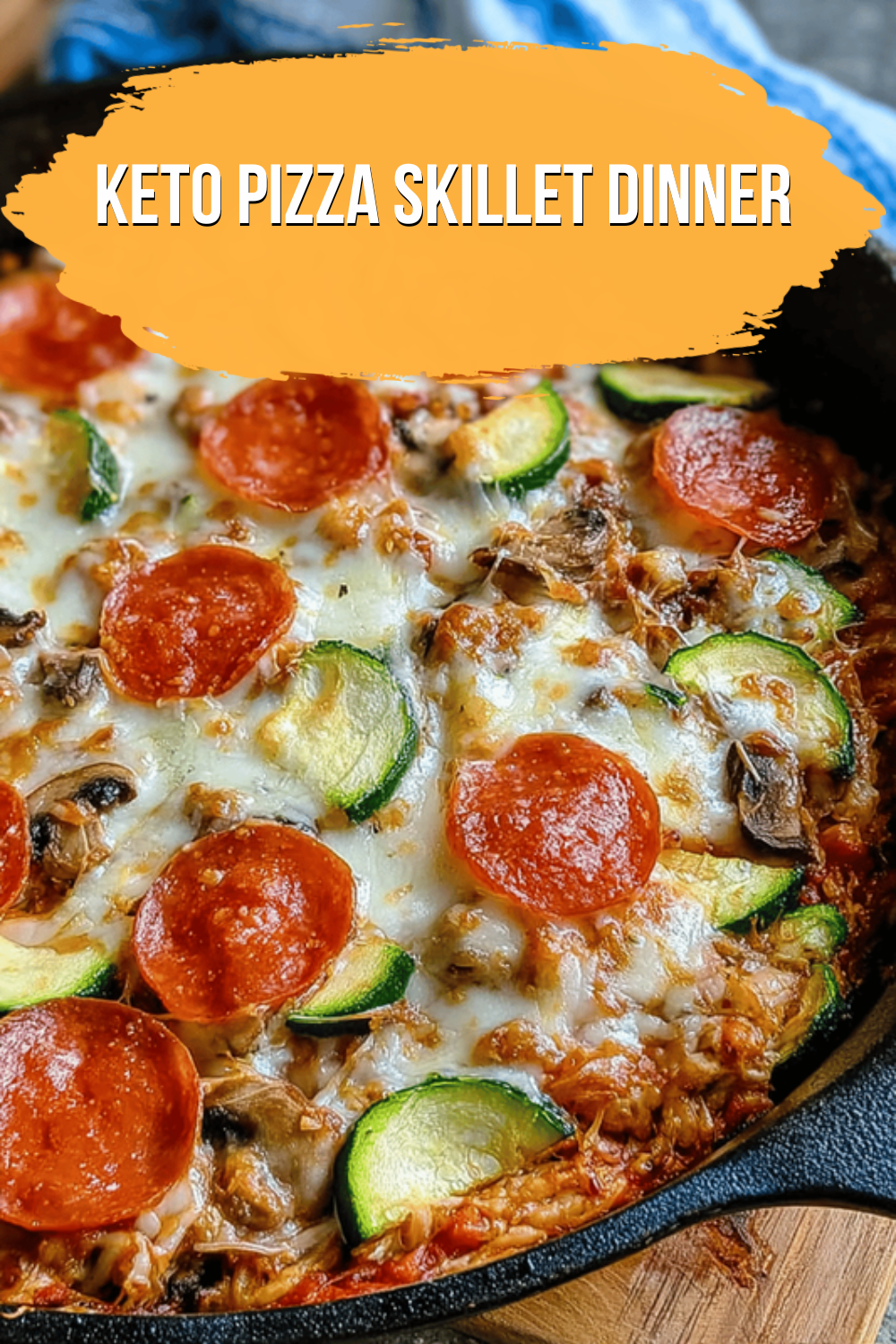 Keto Pizza Skillet Dinner