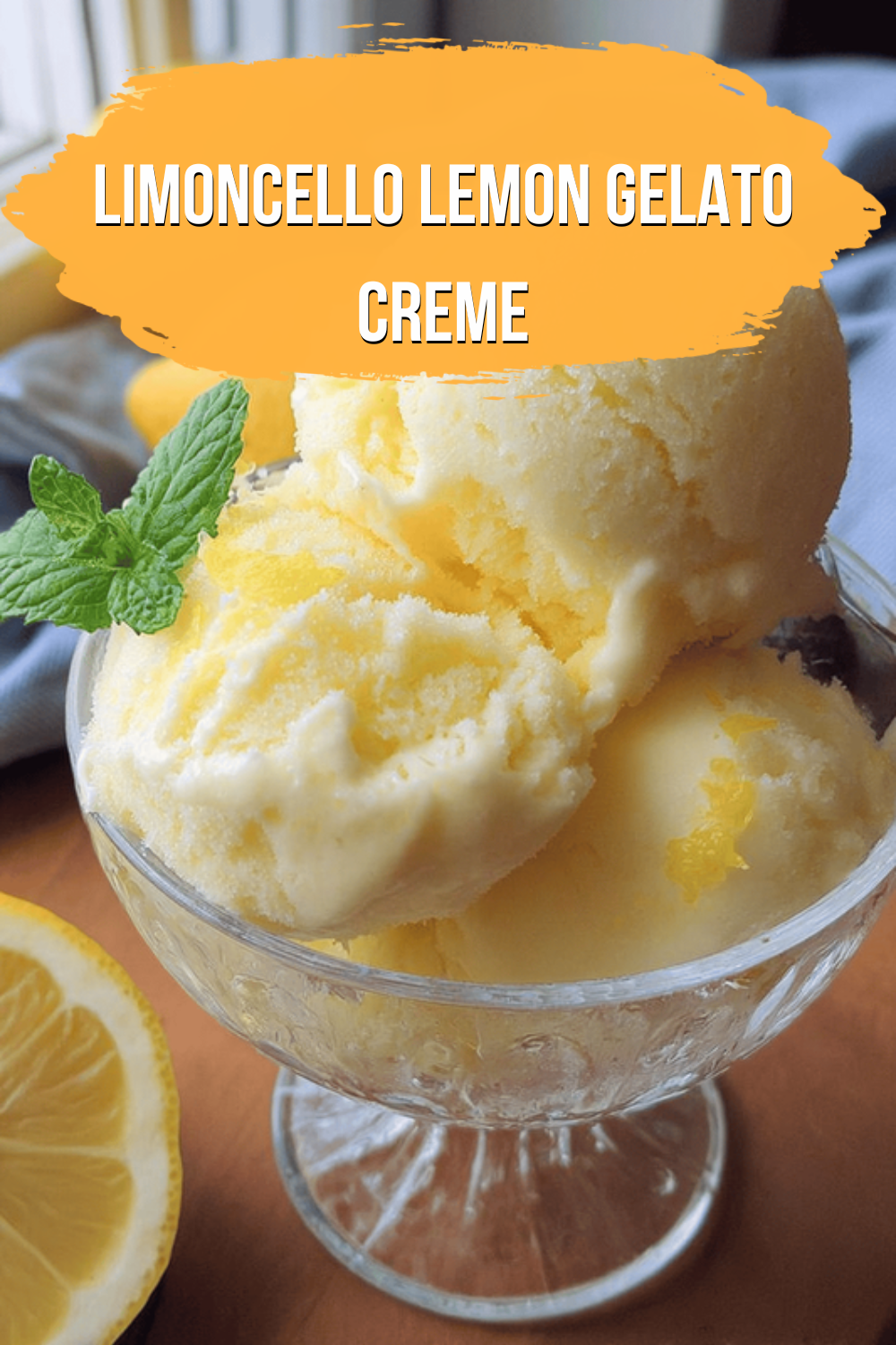 Limoncello Lemon Gelato Creme