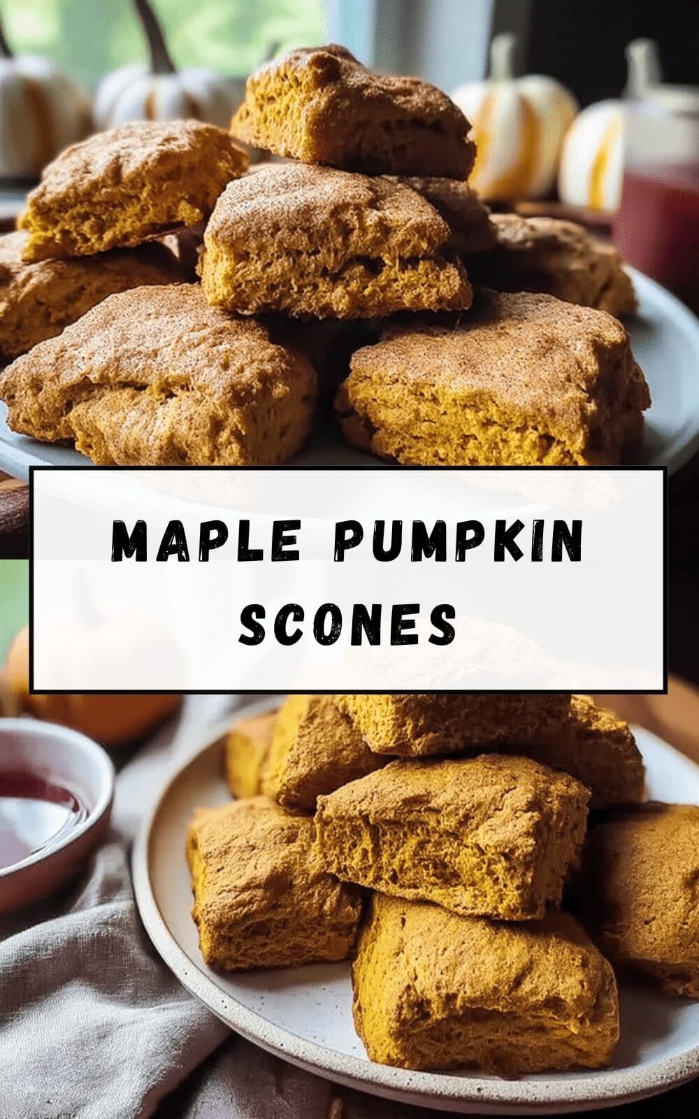Maple Pumpkin Scones