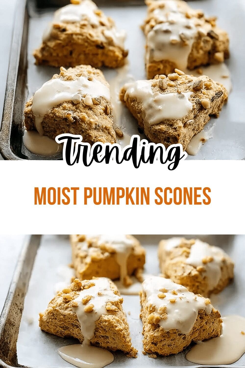Moist Pumpkin Scones