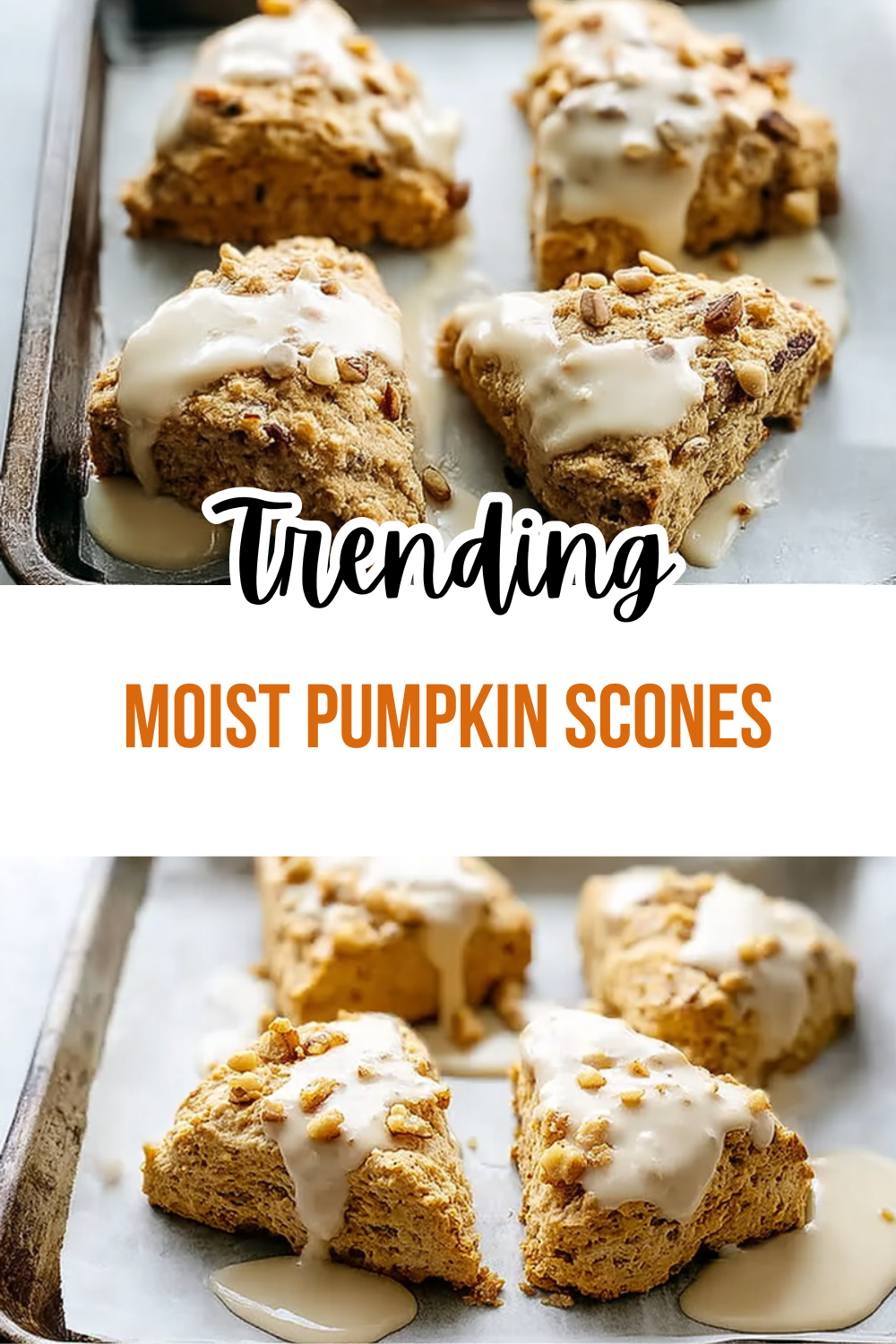 Moist Pumpkin Scones