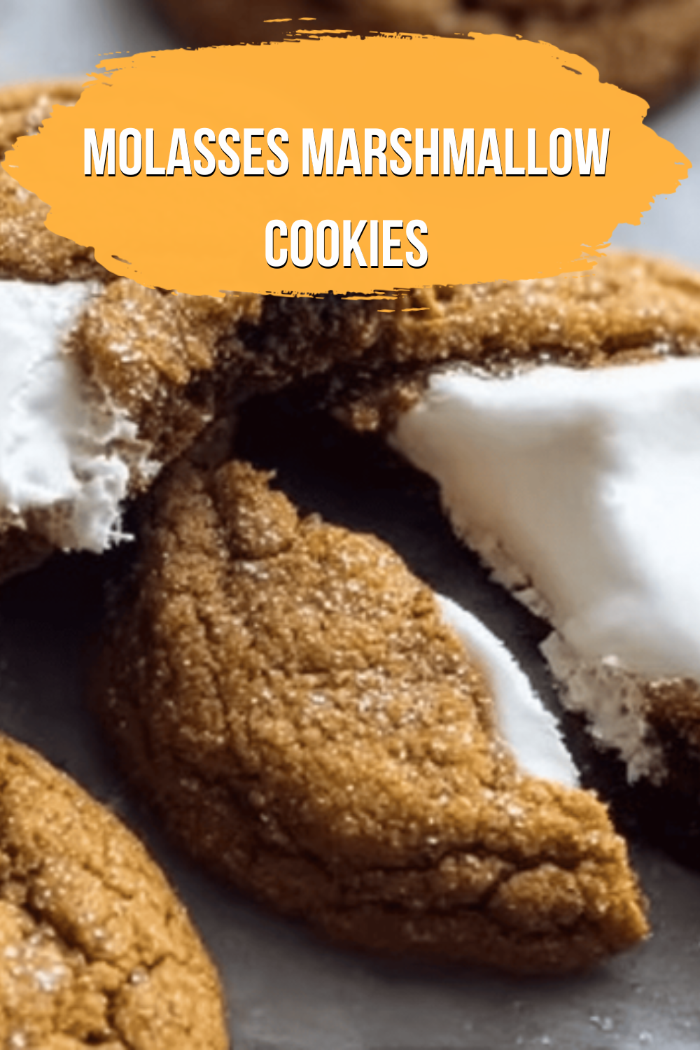 Molasses Marshmallow Cookies