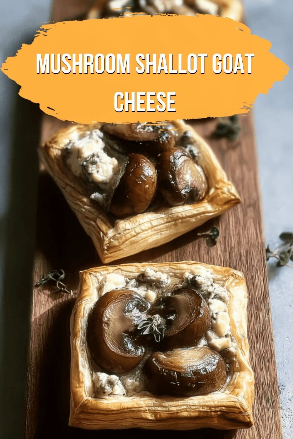 Mushroom Shallot Goat Cheese