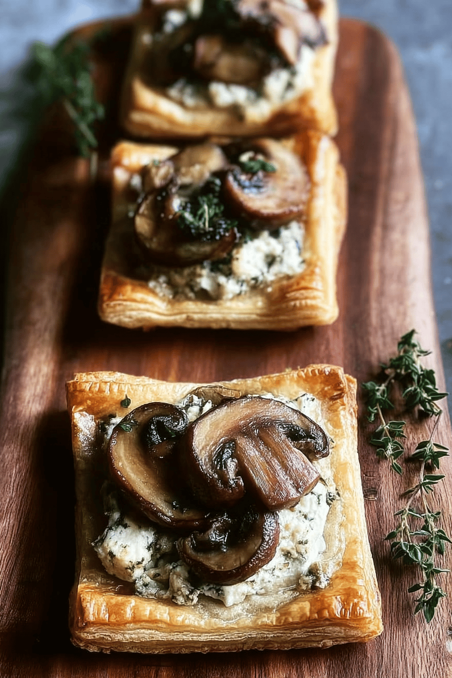 Mushroom Shallot Goat Cheese