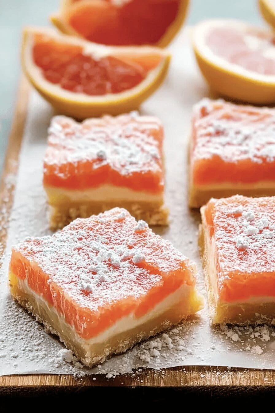 Pink Grapefruit Bars