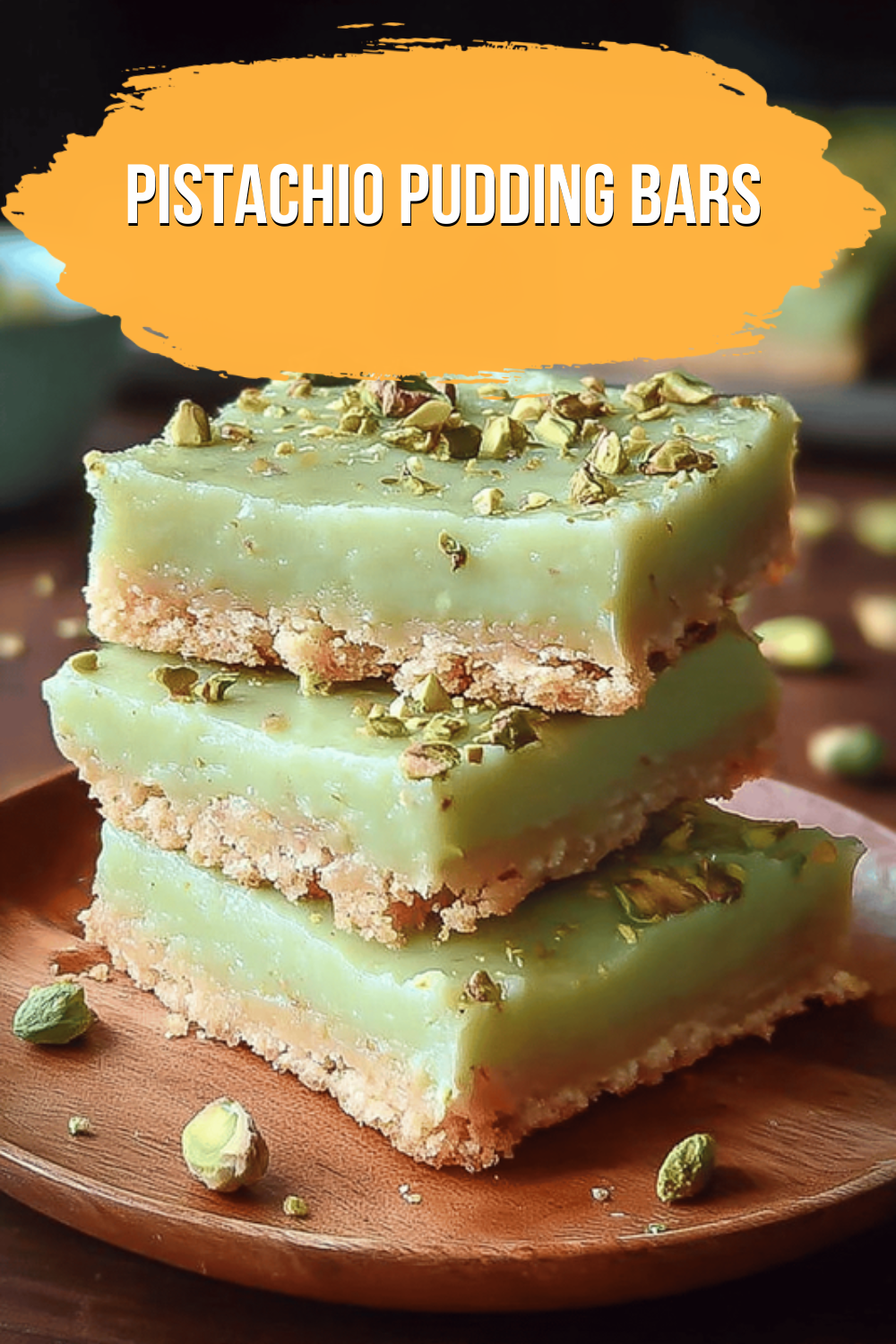 Pistachio Pudding Bars