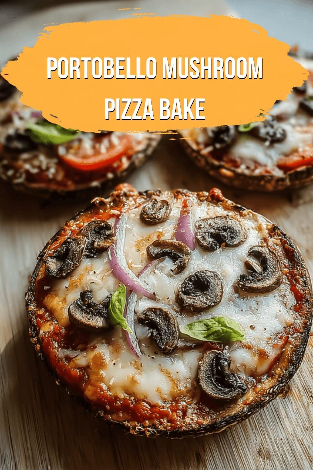 Portobello Mushroom Pizza Bake