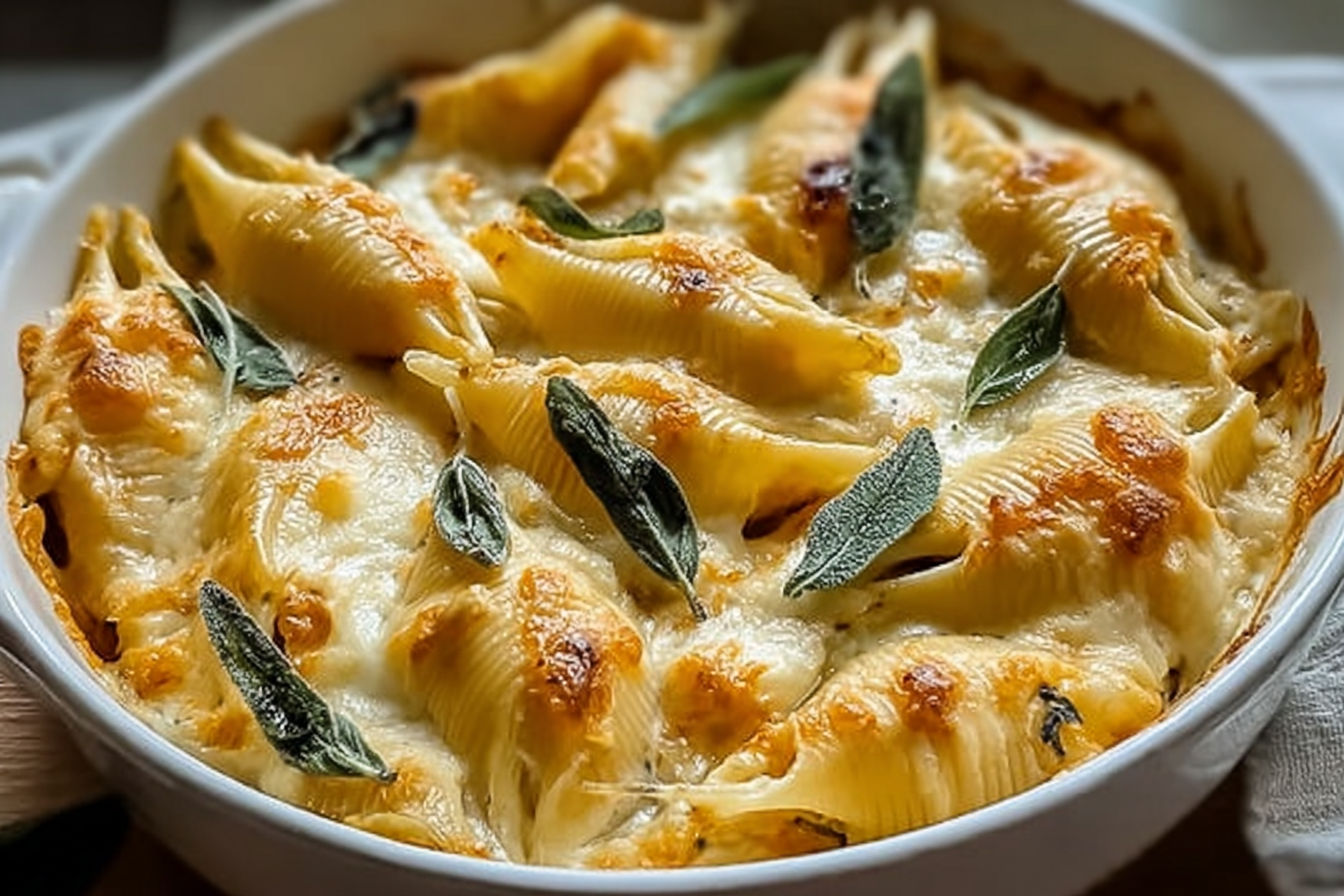 Pumpkin Gouda Stuffed Shells