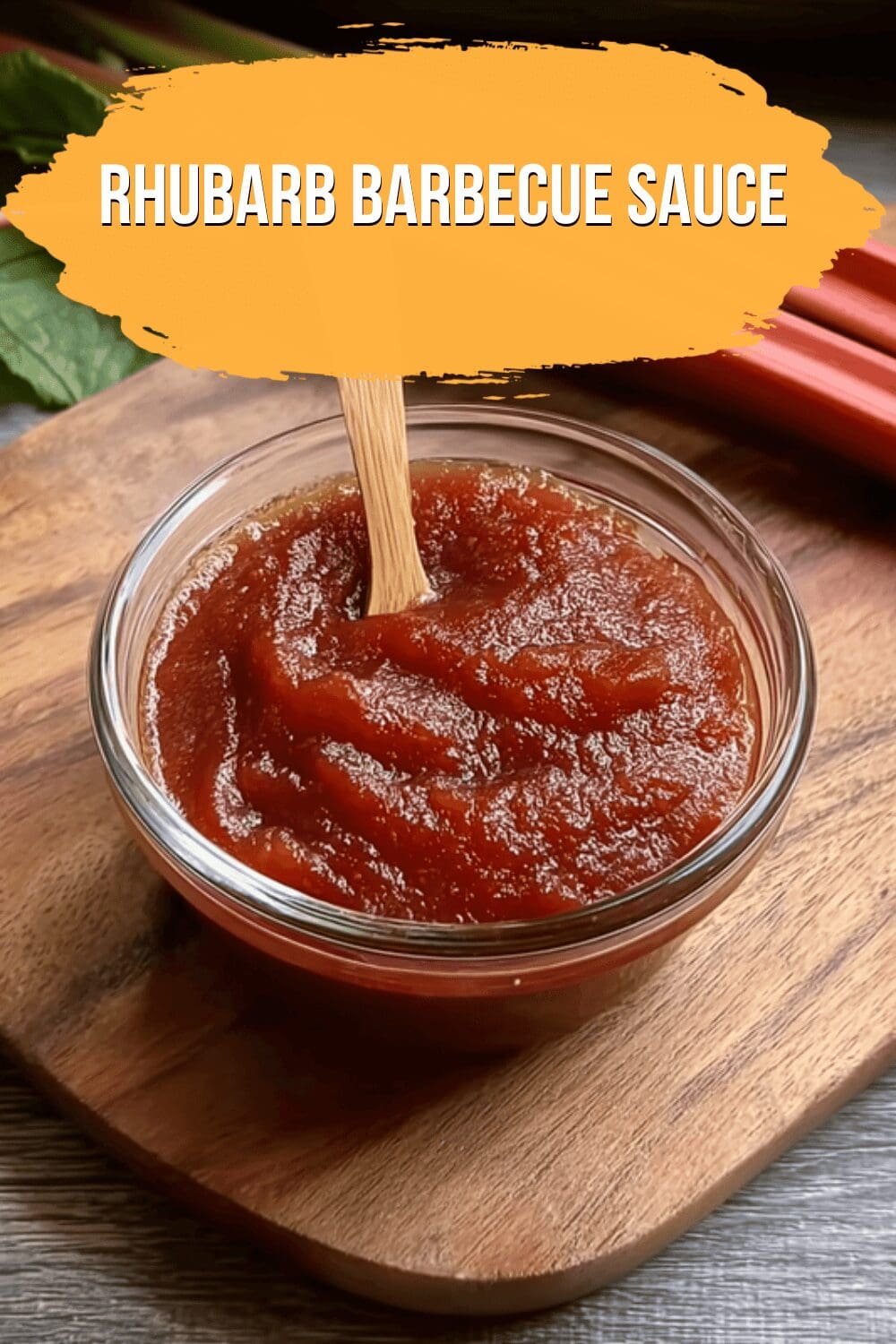 Rhubarb Barbecue Sauce