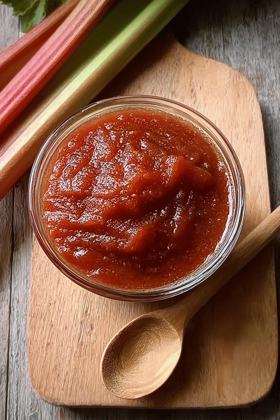Rhubarb Barbecue Sauce