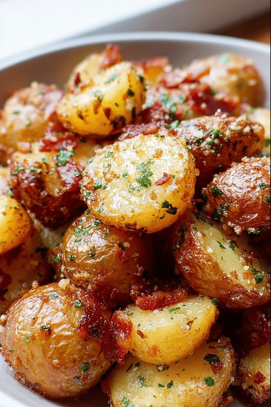 Roasted Garlic Butter Potatoes