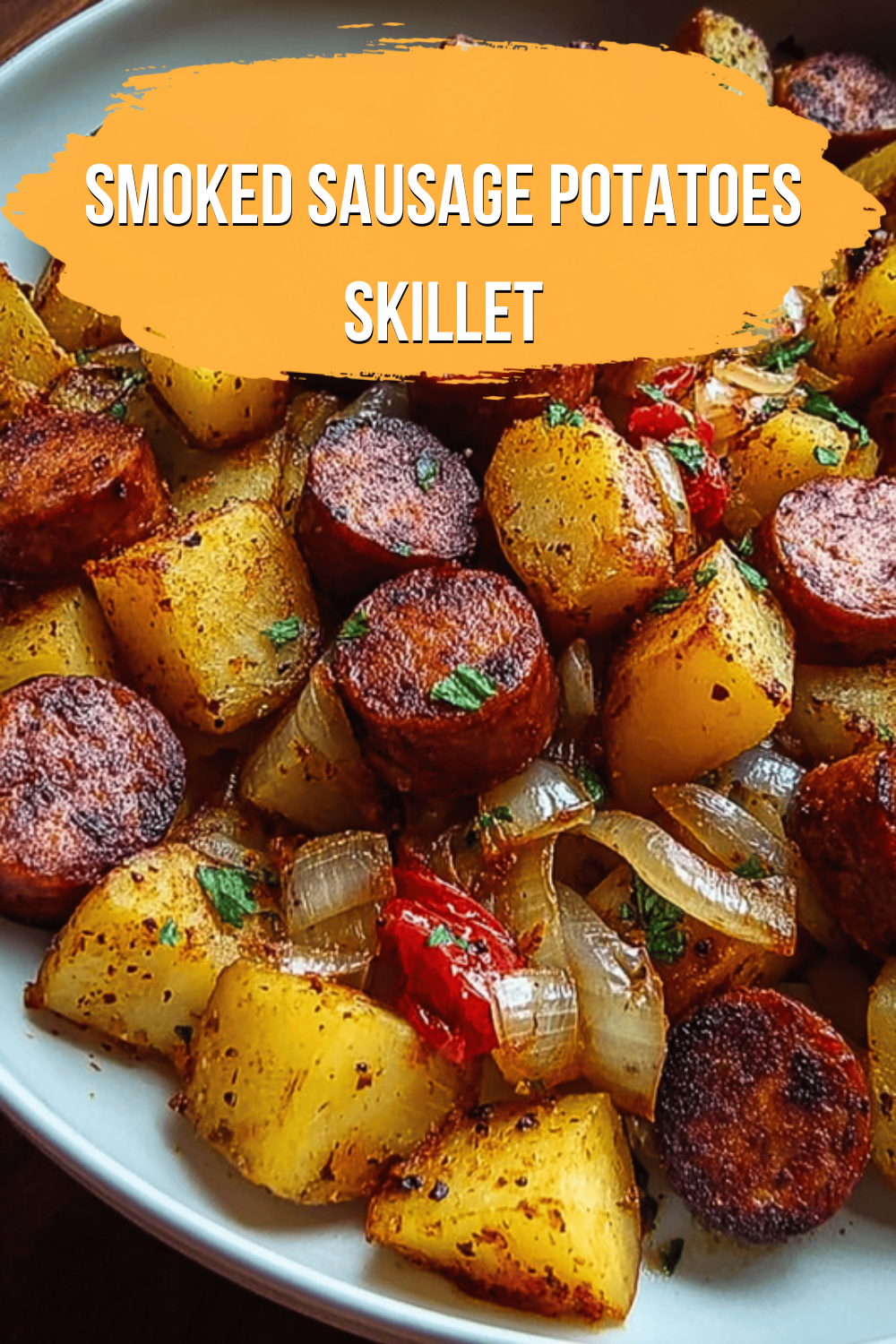 Smoked Sausage Potatoes Skillet