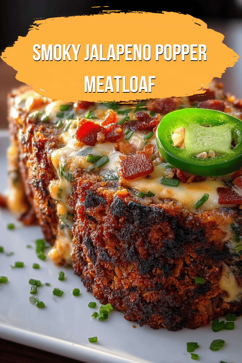 Smoky Jalapeno Popper Meatloaf