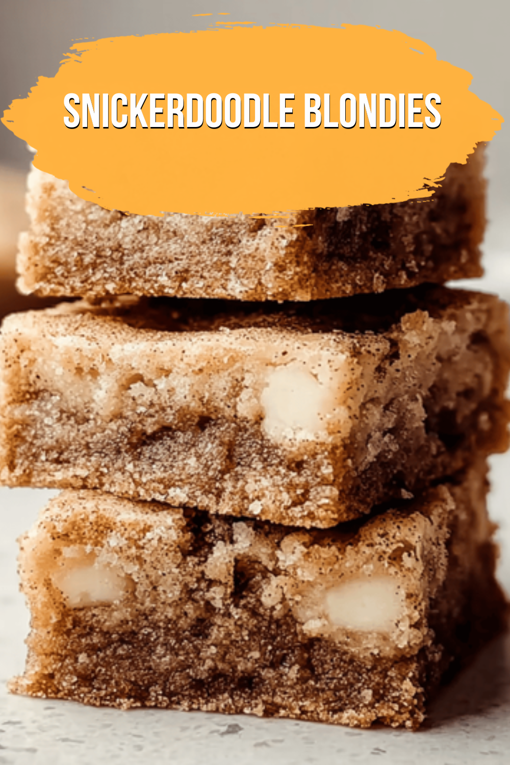 Snickerdoodle Blondies