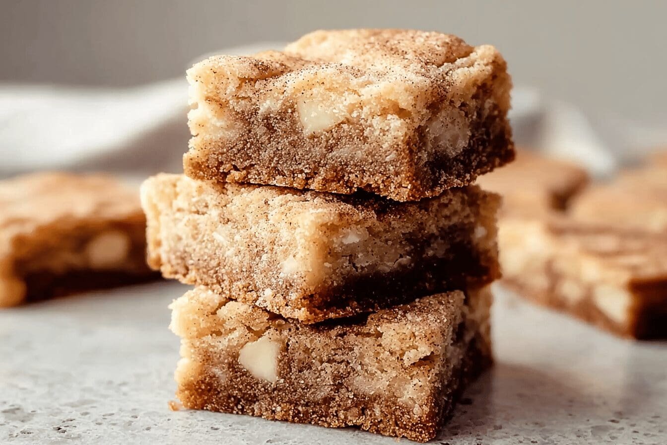 Snickerdoodle Blondies