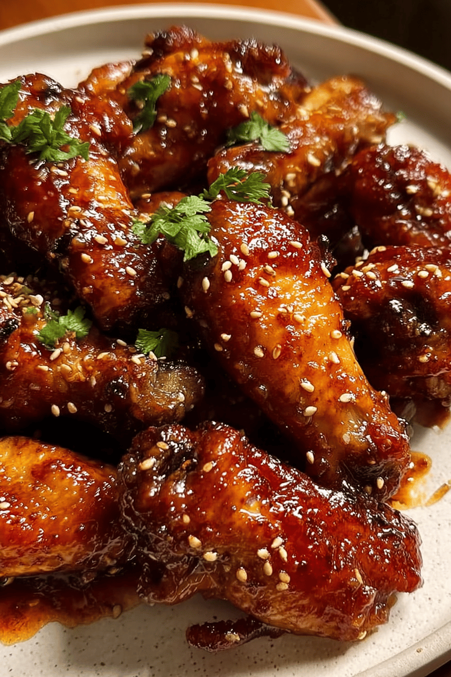 Sticky Chinese Chicken Wings