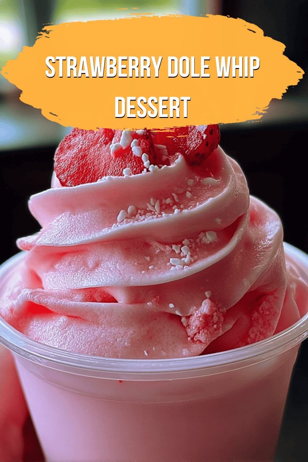 Strawberry Dole Whip Dessert