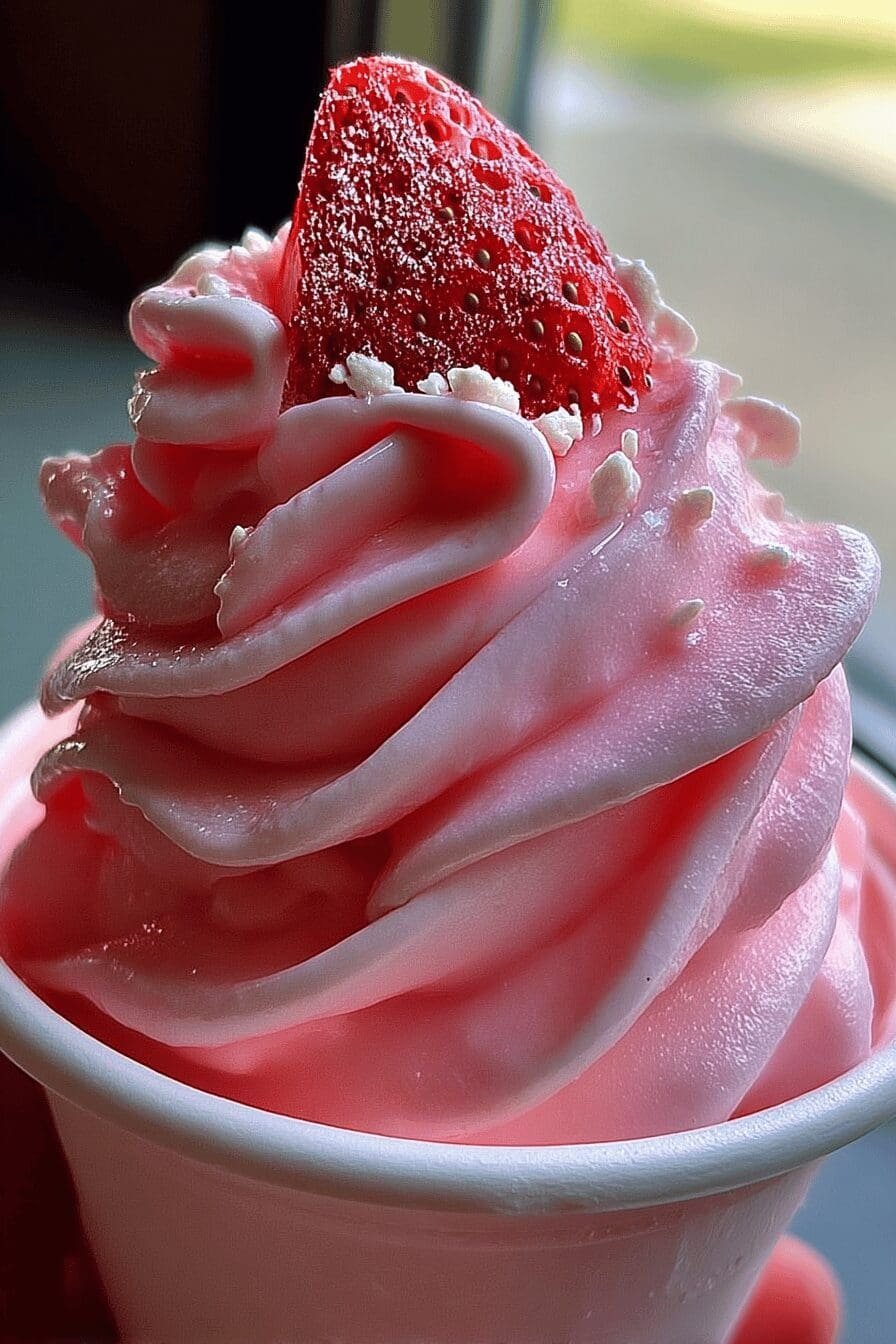 Strawberry Dole Whip Dessert