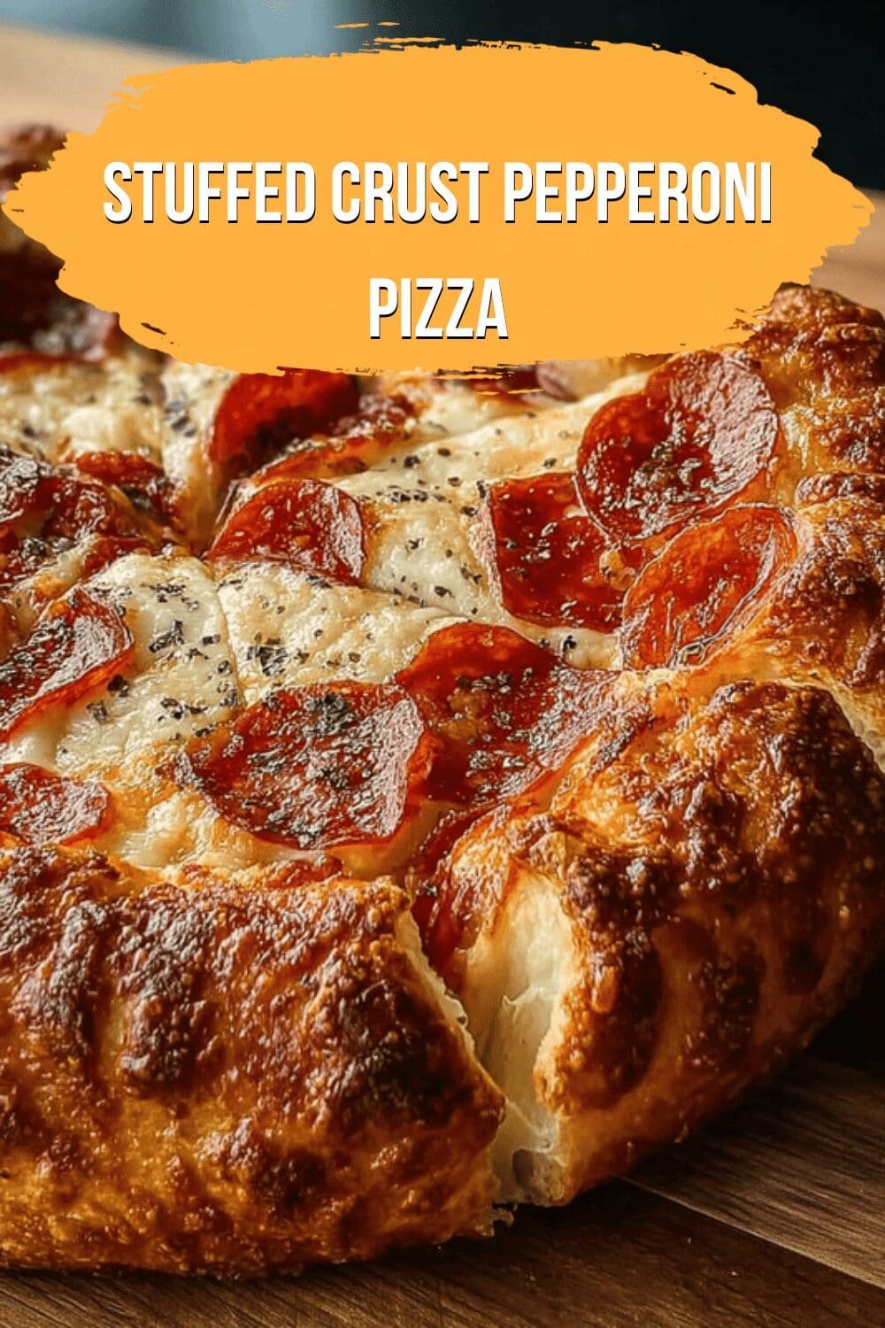 Stuffed Crust Pepperoni Pizza