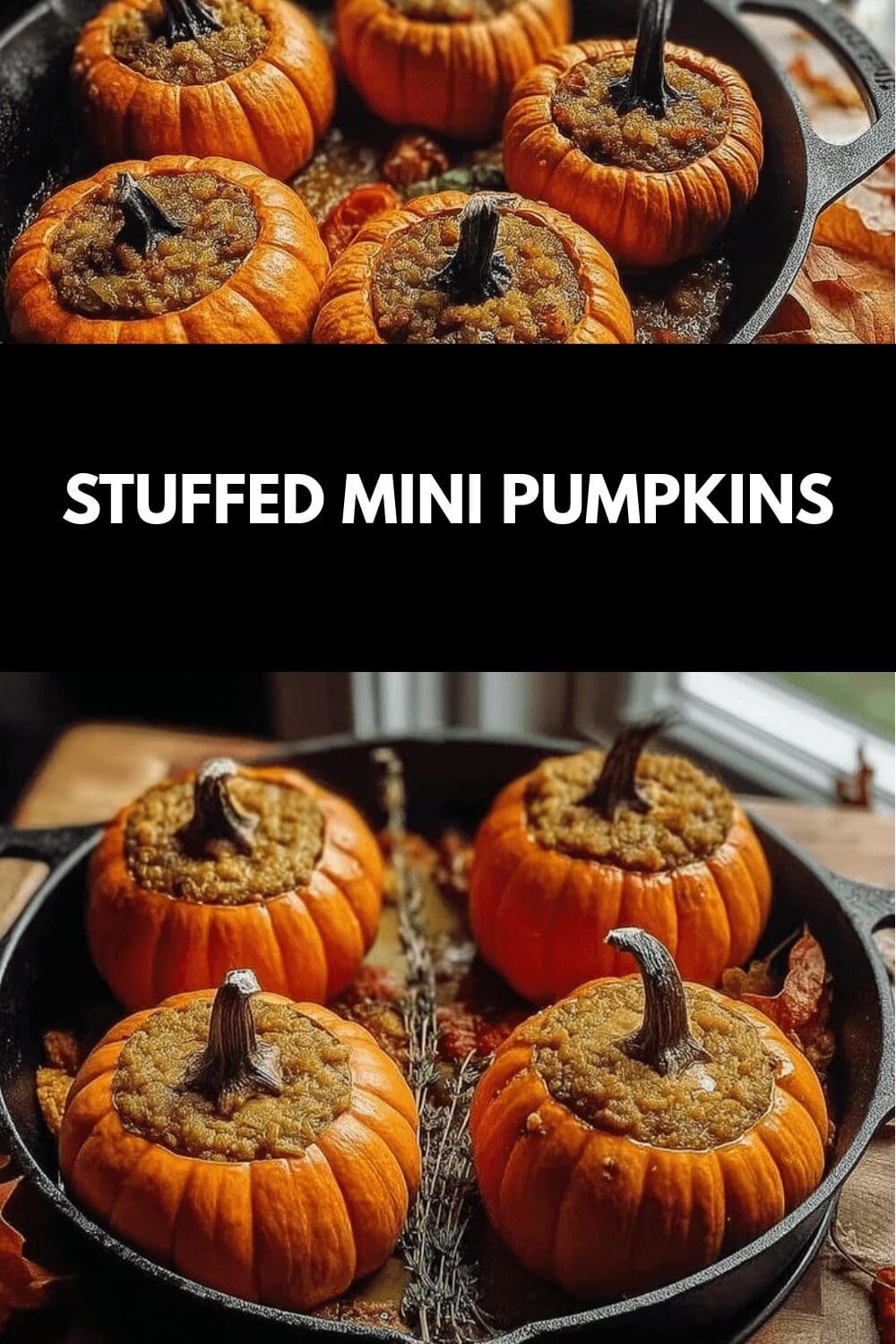 Stuffed Mini Pumpkins