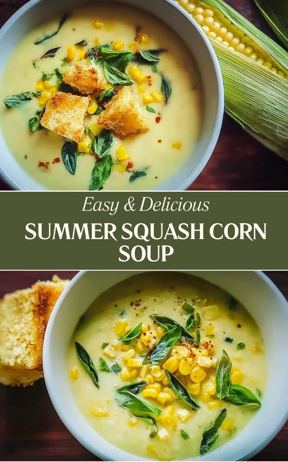 Summer Squash Corn Soup