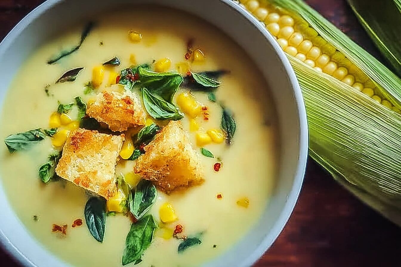 Summer Squash Corn Soup