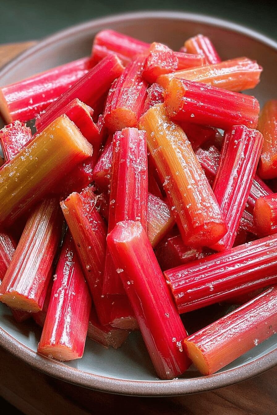 Sweet Roasted Rhubarb