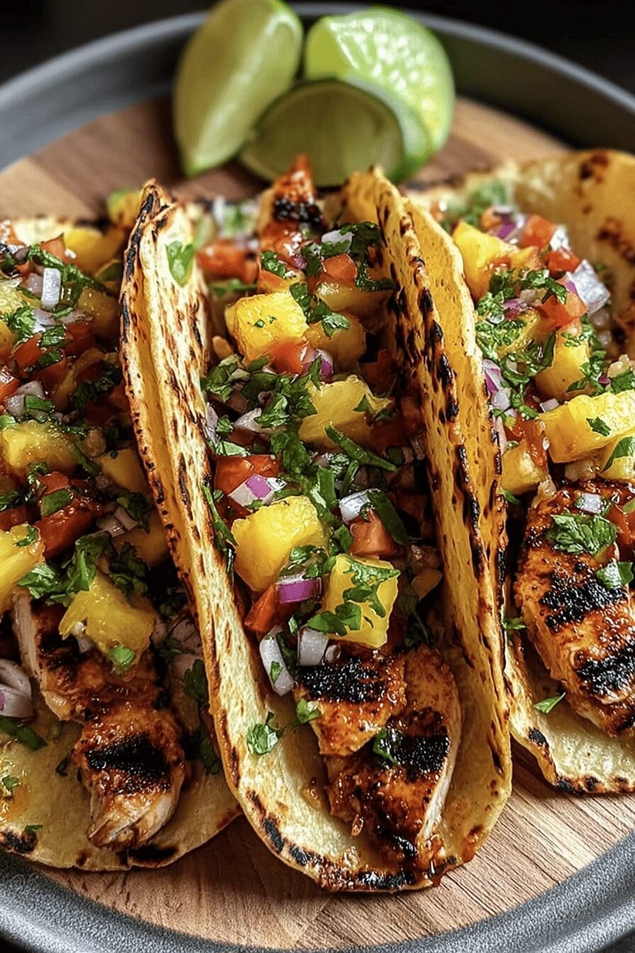Teriyaki Chicken Tacos
