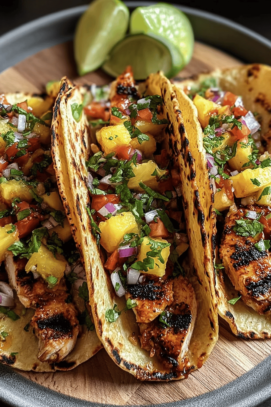 Teriyaki Chicken Tacos