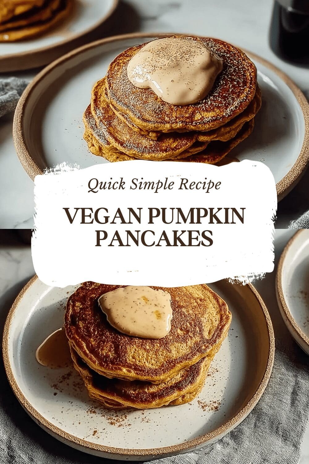 Vegan Pumpkin Pancakes
