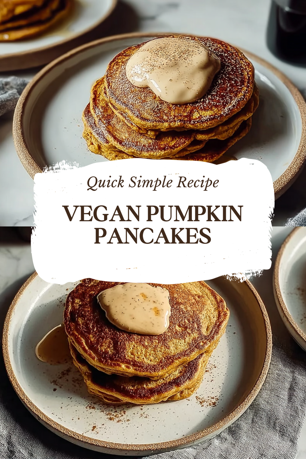 Vegan Pumpkin Pancakes