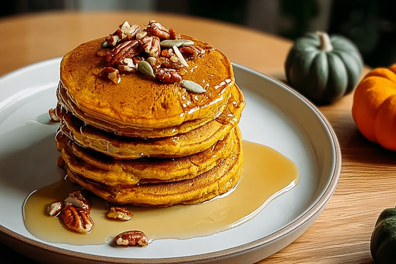 Vegan Pumpkin Pancakes