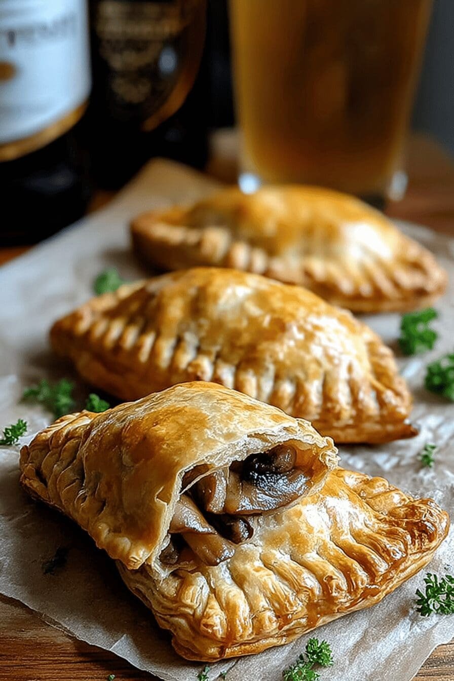 Venison Mushroom Hand Pies