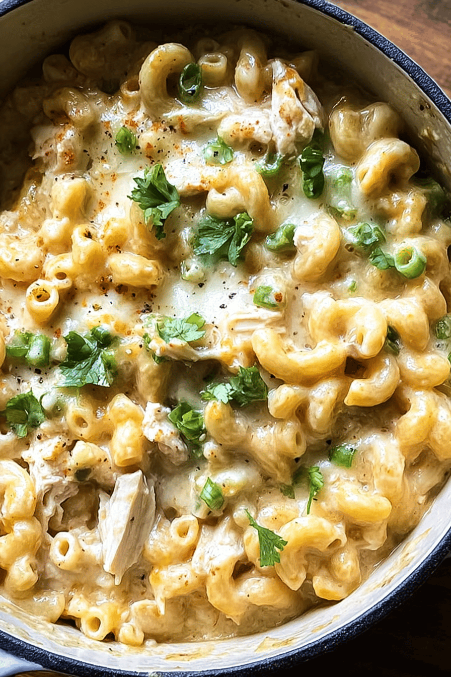 White Chicken Chili Mac
