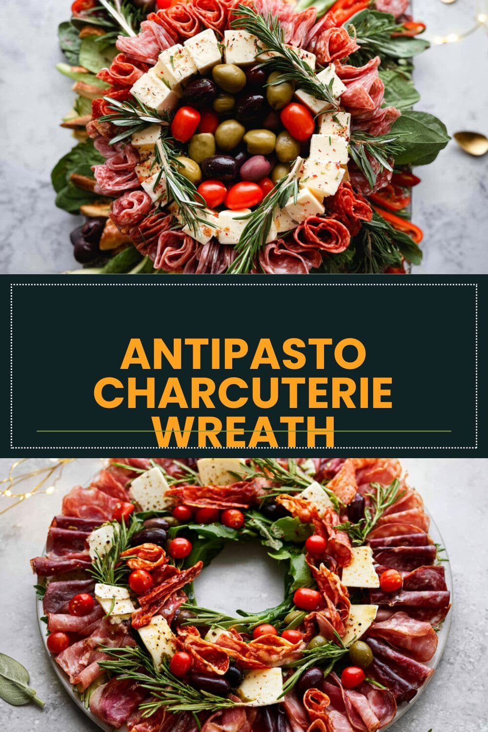 Antipasto Charcuterie Wreath