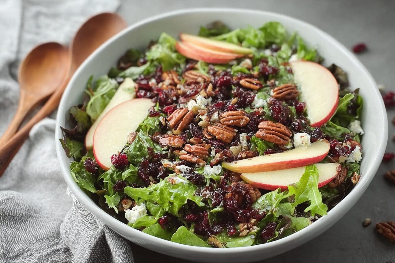 Apple Cranberry Pecan Salad