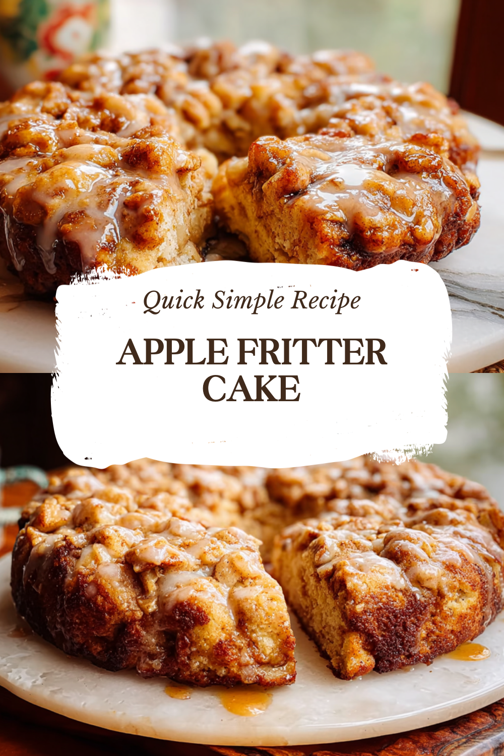 Apple Fritter Cake