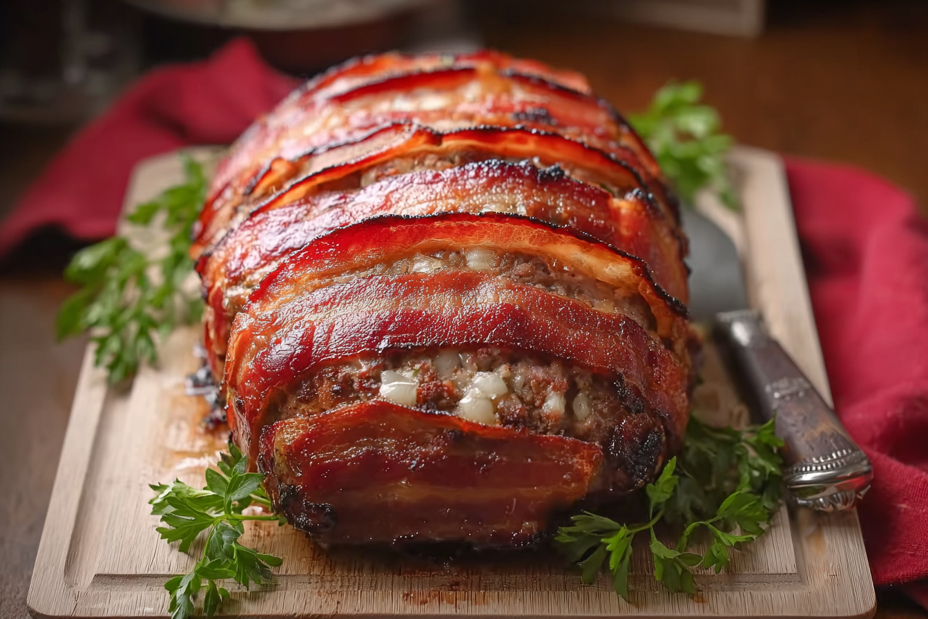 Bacon Wrapped Meatloaf