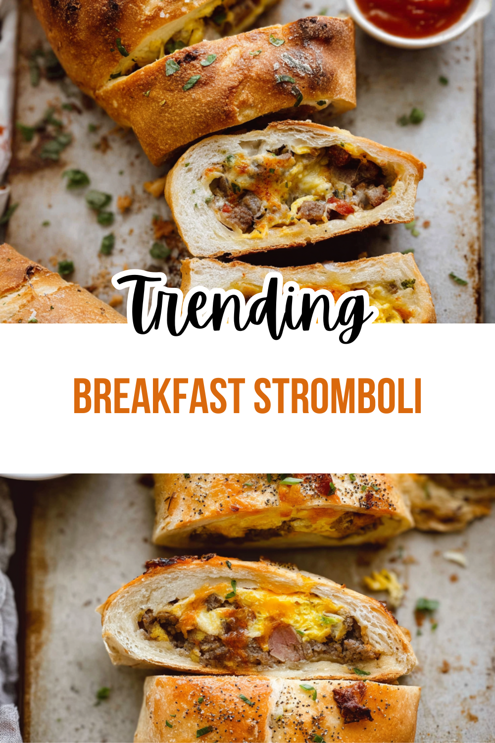 Breakfast Stromboli