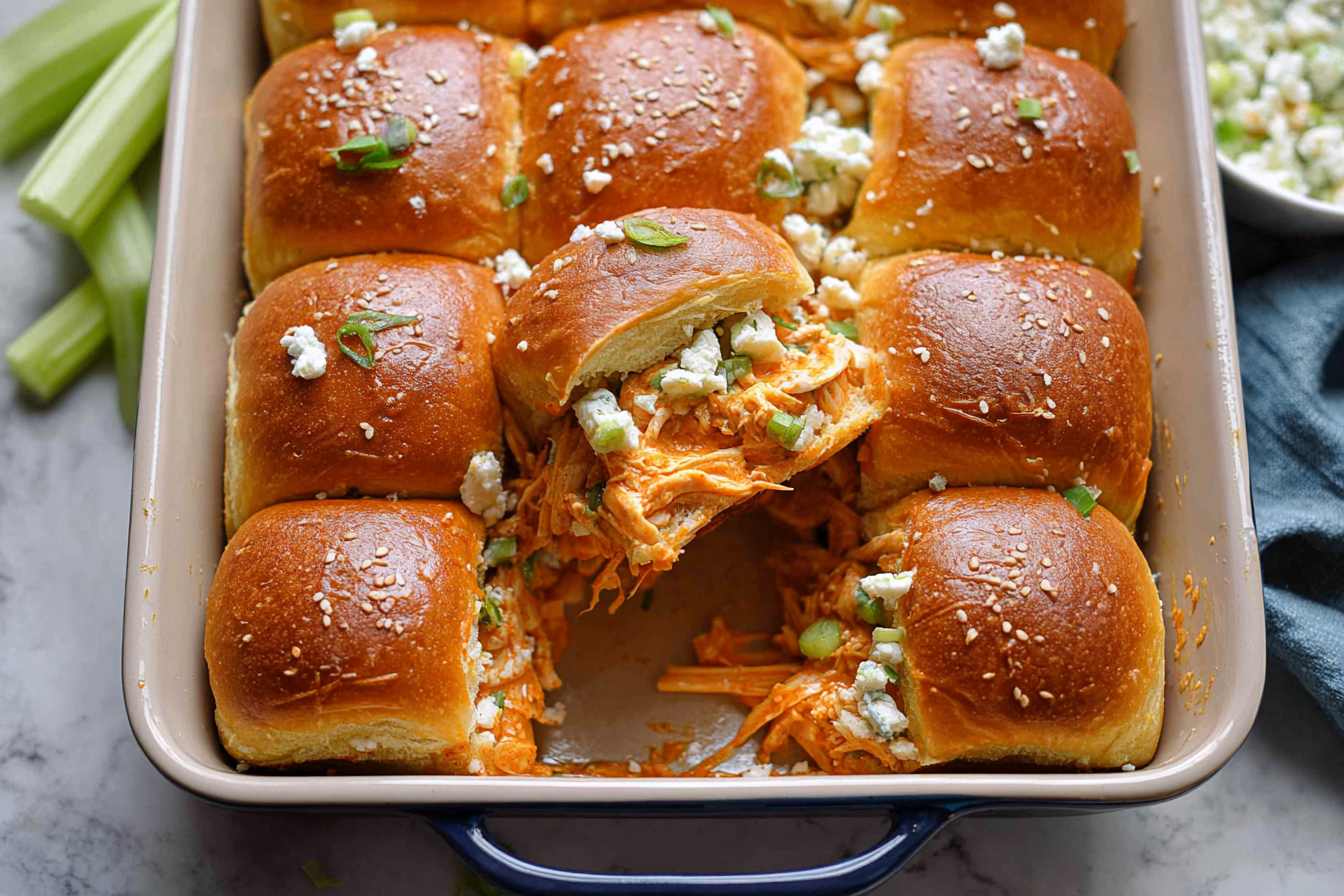 Buffalo Chicken Sliders