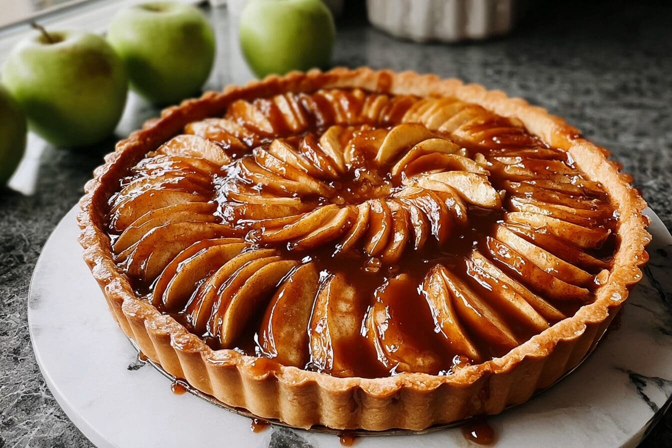 Caramel Apple Tart