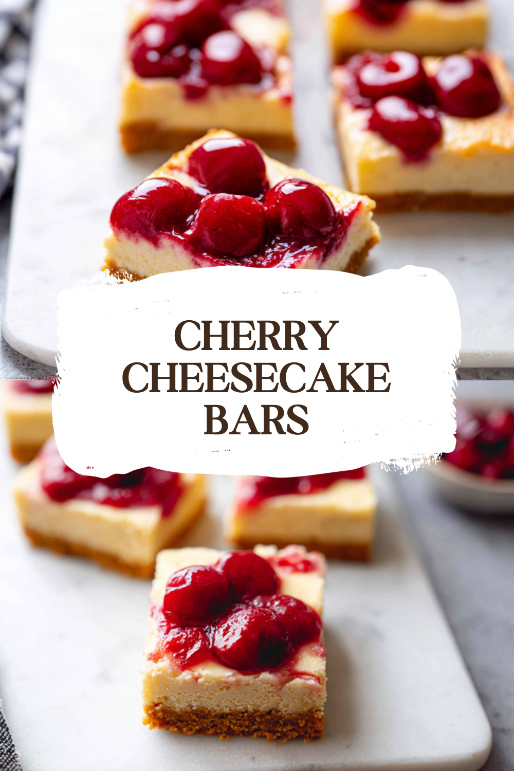 Cherry Cheesecake Bars