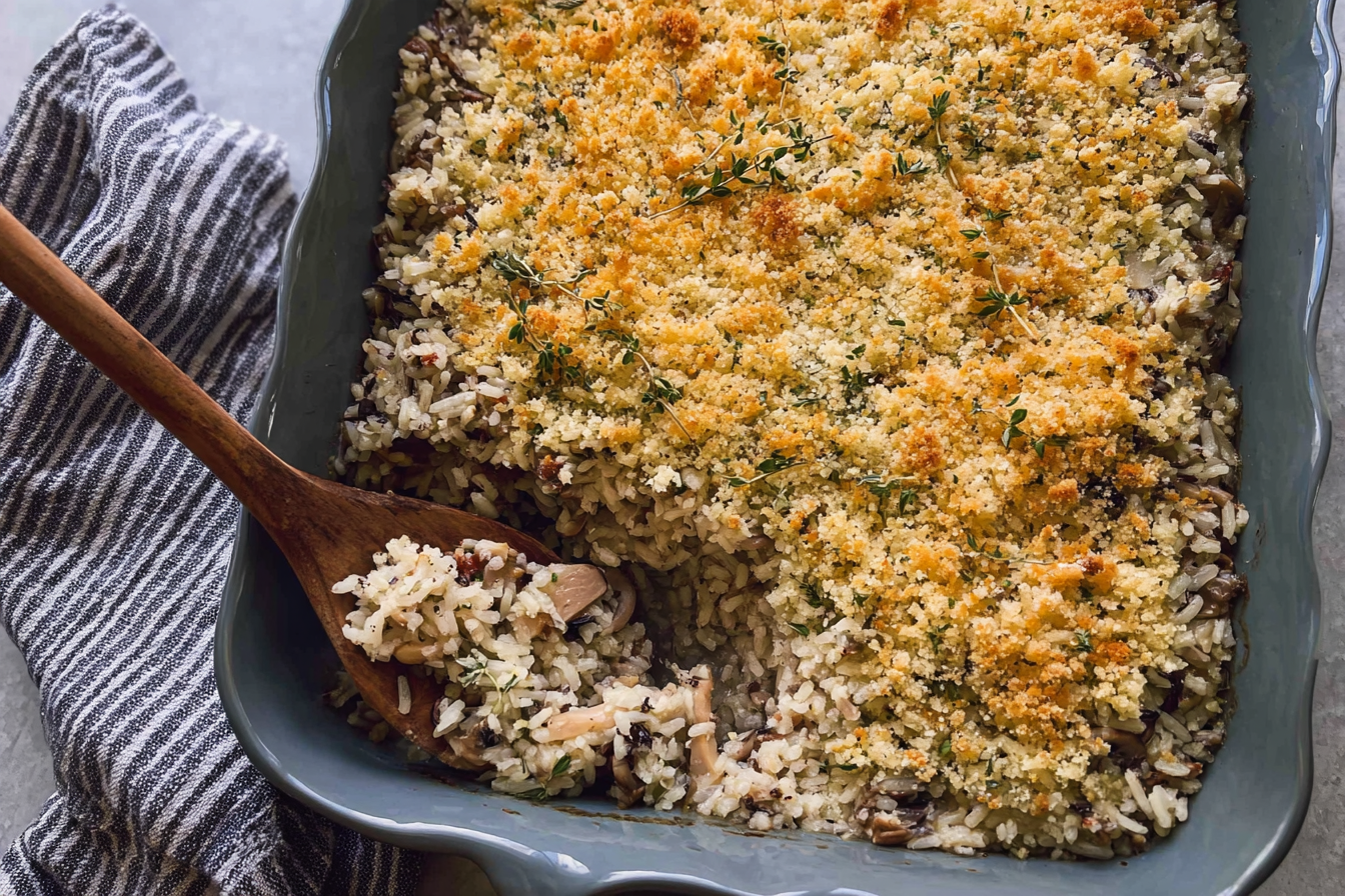 Chicken And Wild Rice Casserole