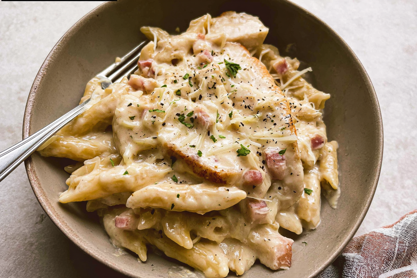 Chicken Cordon Bleu Pasta